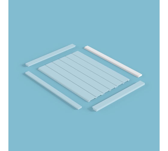 Изображение товара Молдинг финишный Cosca Decor для панели RP015-022 46х12х2800мм Экополимер MF001 00-00084909