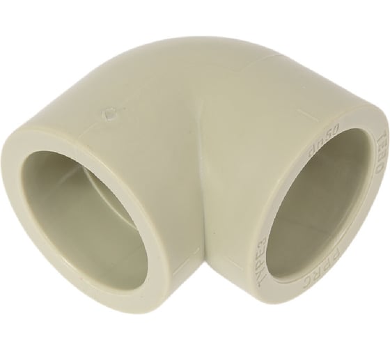 Изображение товара Угольник TEBO PPR, 50 мм, 90 градусов, серый 031033106