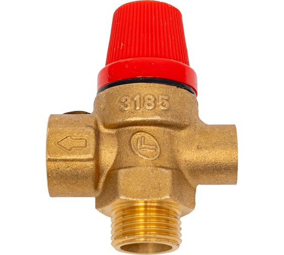 Изображение товара Предохранительный клапан DOUBLE-LIN мембранный 6 бар (сбросной) с выходом под манометр НР-ВР 1/2-1/2 LL3185(1/2-1/2)-6bar LL3185(1/2"-1/2")-6bar