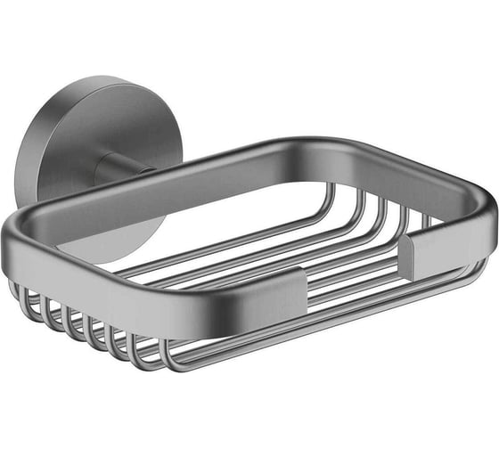 Изображение товара Мыльница решетка Aquatek AQ4633BGM БЕТТА, шлиф. черный хром 00000139768