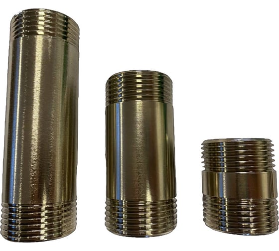 Изображение товара Удлинитель DOUBLE-LIN с наружной резьбой 1", латунный никелированный, 40 мм LL6150(1"-40)