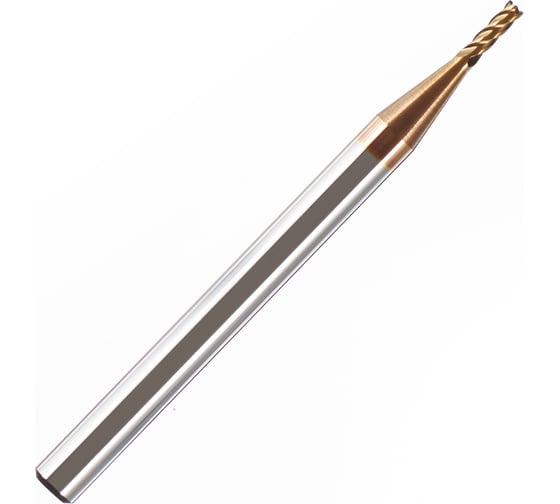 Изображение товара Фреза концевая А-Сервис твердосплавная 4-зубая 1.5х50L ф1,5х50L