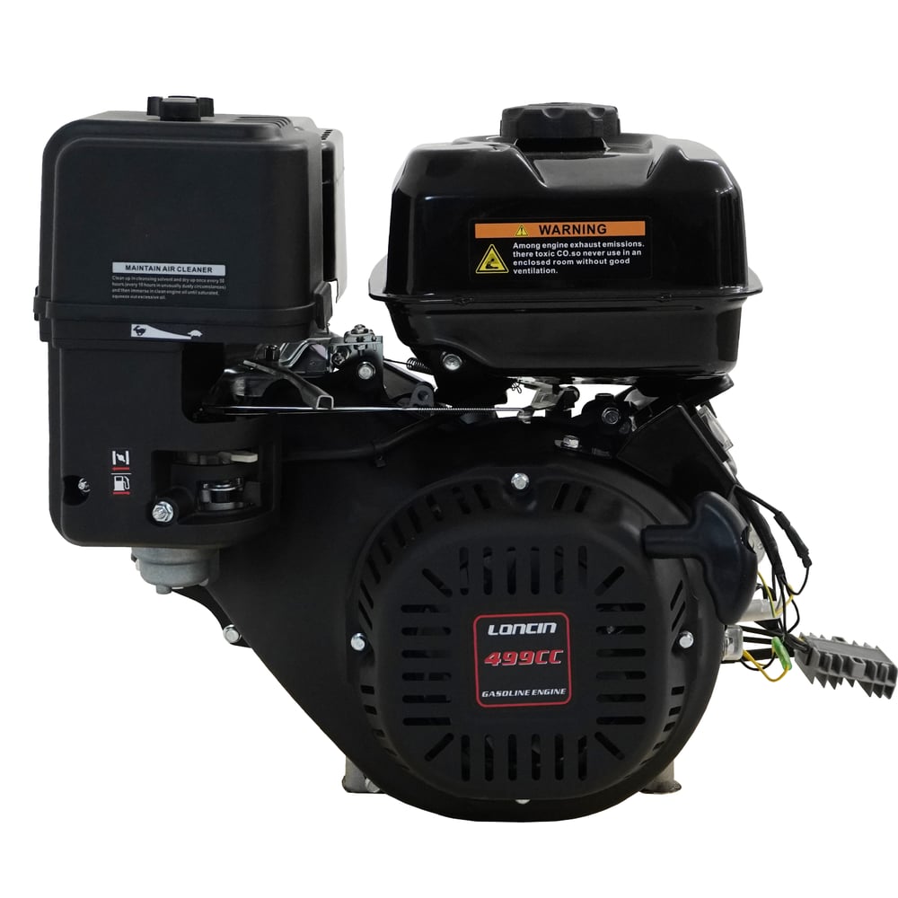 Изображение товара Двигатель G500FD (A type) D25 18A Loncin - мощный бензиновый двигатель