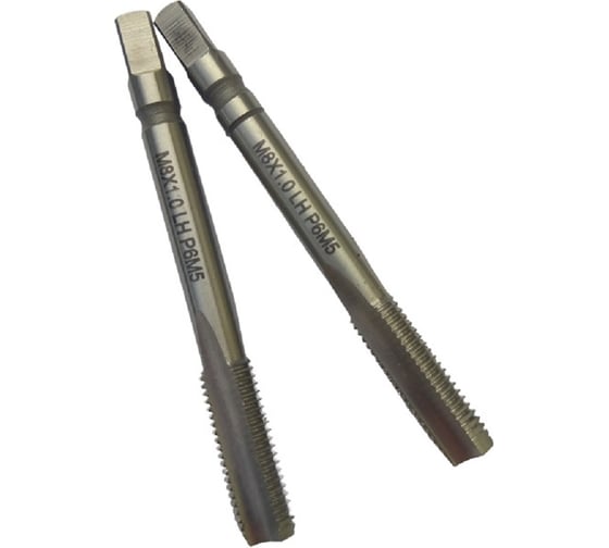 Изображение товара Машинно-ручной метчик TORNERI М 8х1, комплект из 2-х шт, Р6М5 , левый 038244