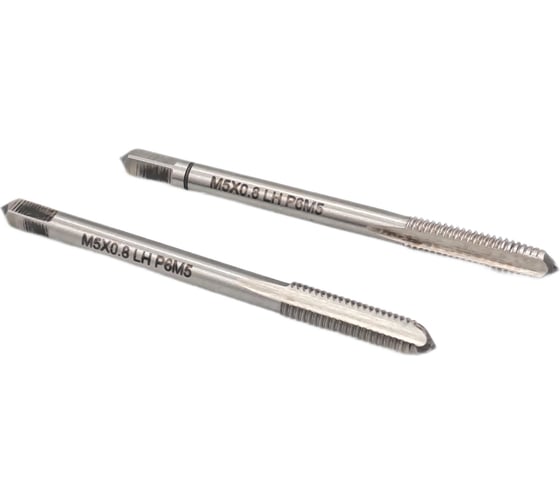 Изображение товара Машинно-ручной метчик TORNERI М 5х0.8, комплект из 2-х шт, Р6М5 , левый 038232