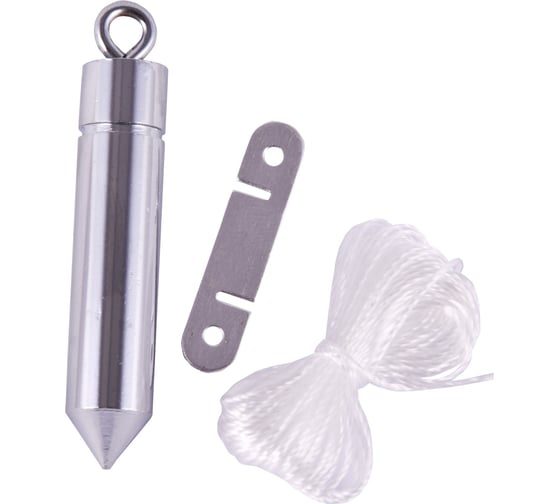 Изображение товара Строительный отвес ULTIMA цилиндр, 100 г, шнур 5 м 140105