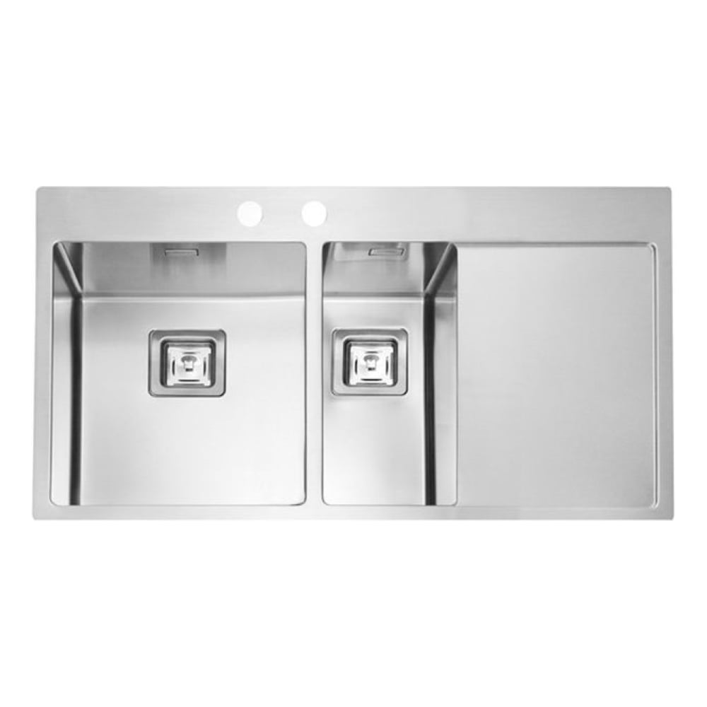 Изображение товара Мойка ALVEUS STYLUX 60 SAT-90 с сифоном, 860x510 мм, нержавеющая сталь