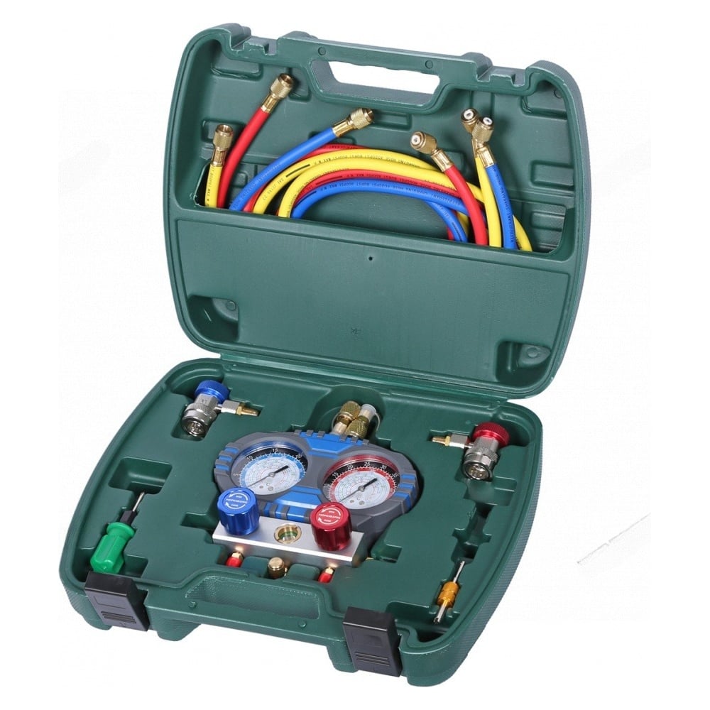 Изображение товара Коллектор манометрический NORDBERG NFG32K со шлангами и муфтами в кейсе