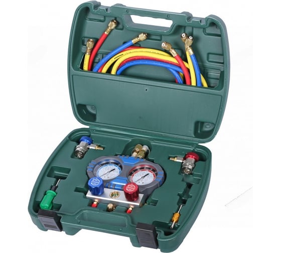 Изображение товара Коллектор манометрический со шлангами и муфтами NORDBERG в кейсе NFG32K