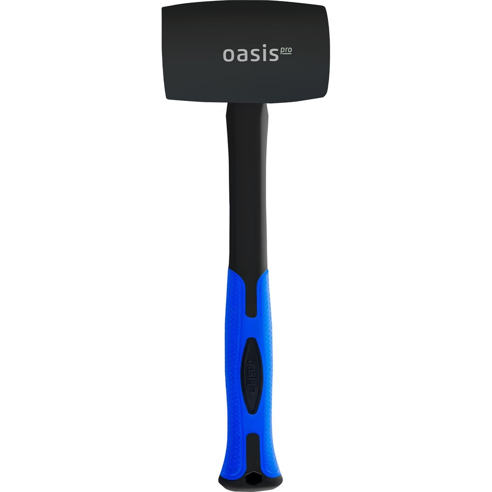 Изображение товара Киянка резиновая OASIS Pro 450 г с фибергласовой рукояткой черная