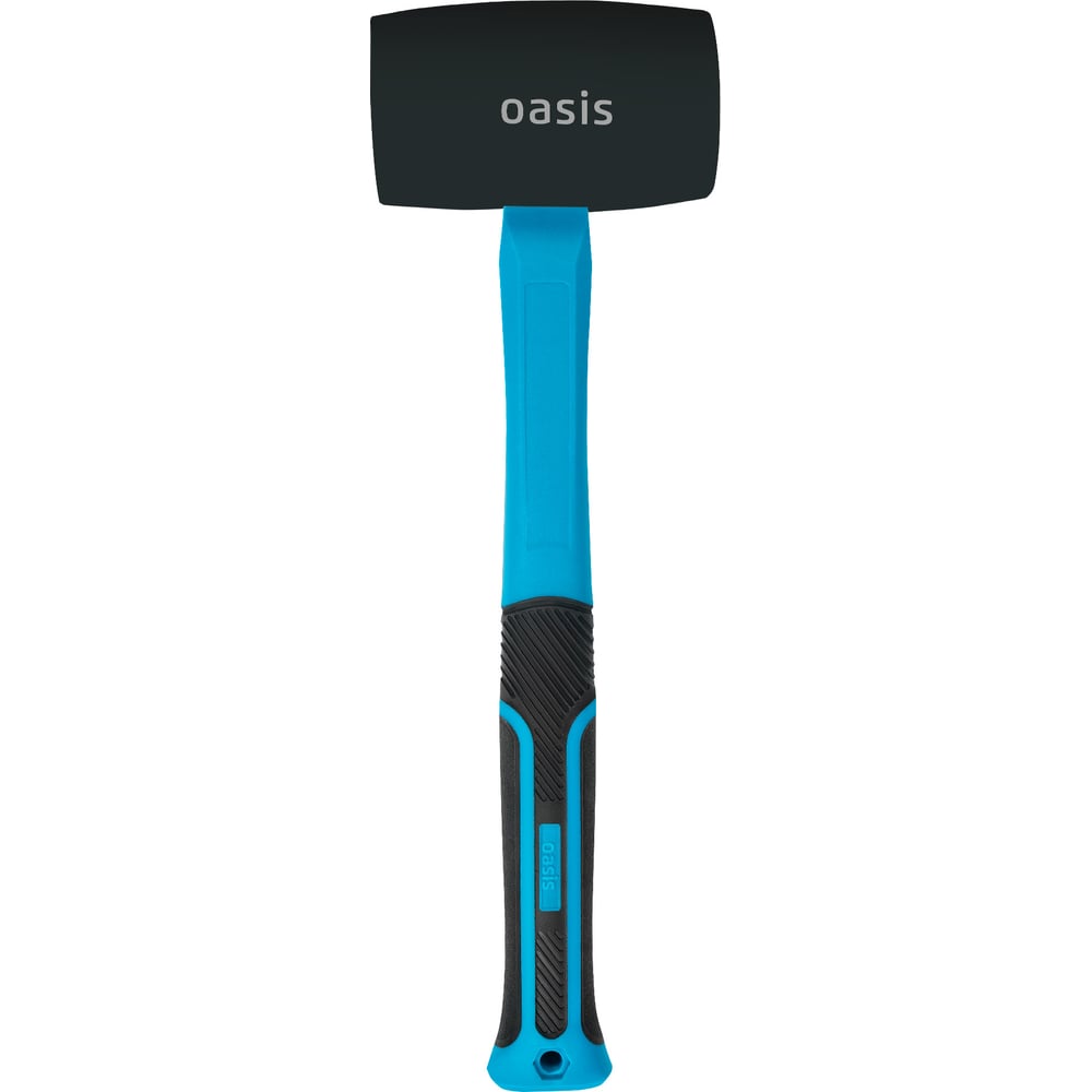 Изображение товара Киянка резиновая OASIS черная с фибергласовой рукояткой 450 г