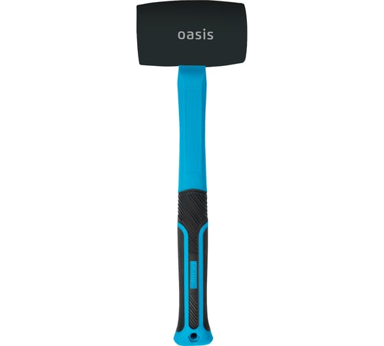 Изображение товара Киянка резиновая OASIS черная, с фибергласовой рукояткой, 450 г 103010901009