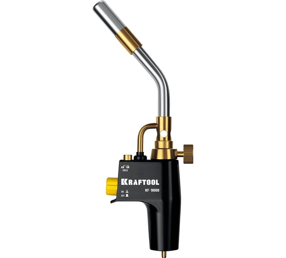 Изображение товара Газовая горелка KRAFTOOL KF-9000 Blue Fire с пьезоподжигом на баллон, 2000C 55510