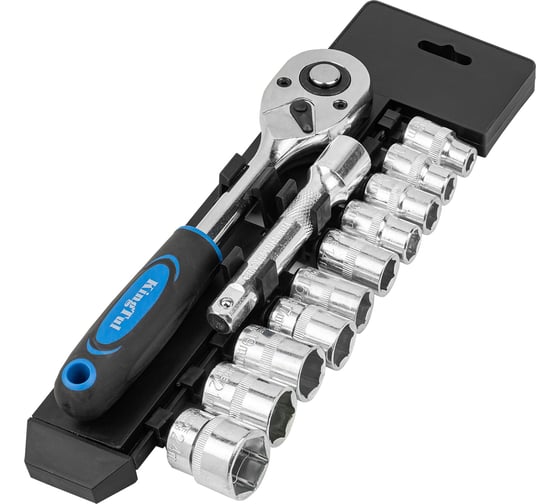 Изображение товара Набор инструментов KingTul 12 предметов 1/2, 6граней KT-4123(61273)