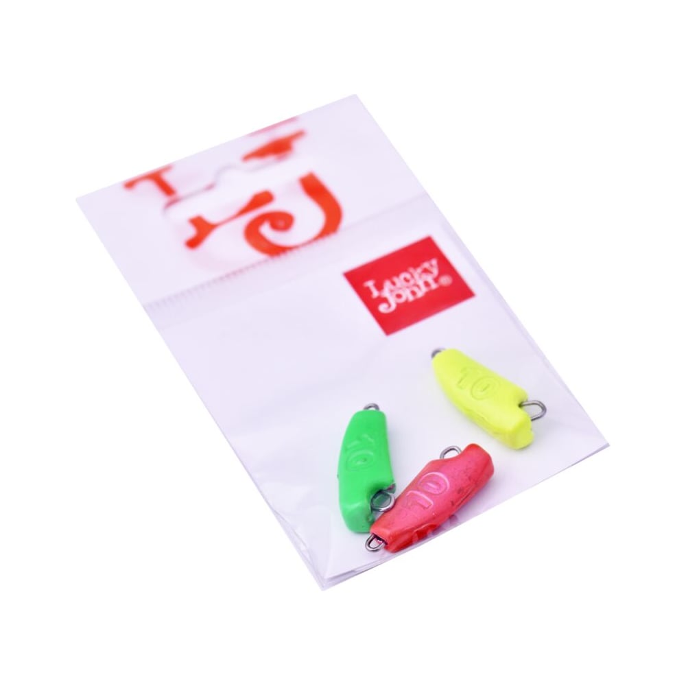 Изображение товара Груз-головки LUCKY JOHN ROVER разборные RGY MIX1 10г, 3шт для спиннинга