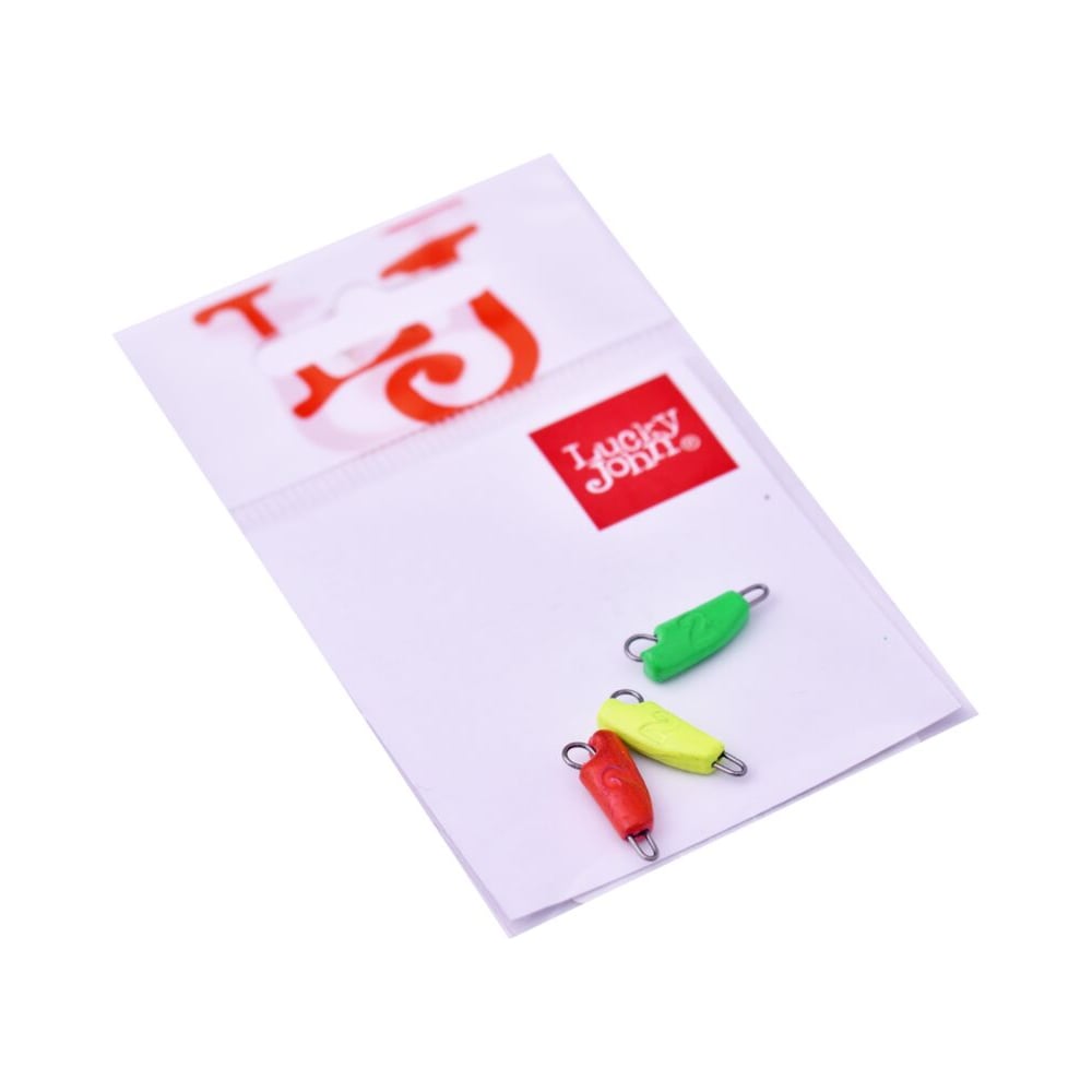 Изображение товара Груз-головки LUCKY JOHN ROVER разборные RGY MIX1 2г, 3 шт для спиннинга