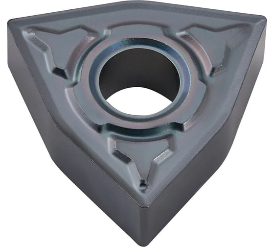 Изображение товара Пластина твердосплавная AHNO ISO WNMG080404-MMA APM20E по нерж.стали, получистовая, упаковка 10шт, ah04006у