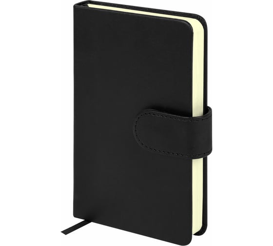 Изображение товара Скетчбук BRAUBERG слоновая кость, 140 г/м, 90х140 мм, 80 л, кожзам, застежка, ART_CLASSIC, черный, 116458