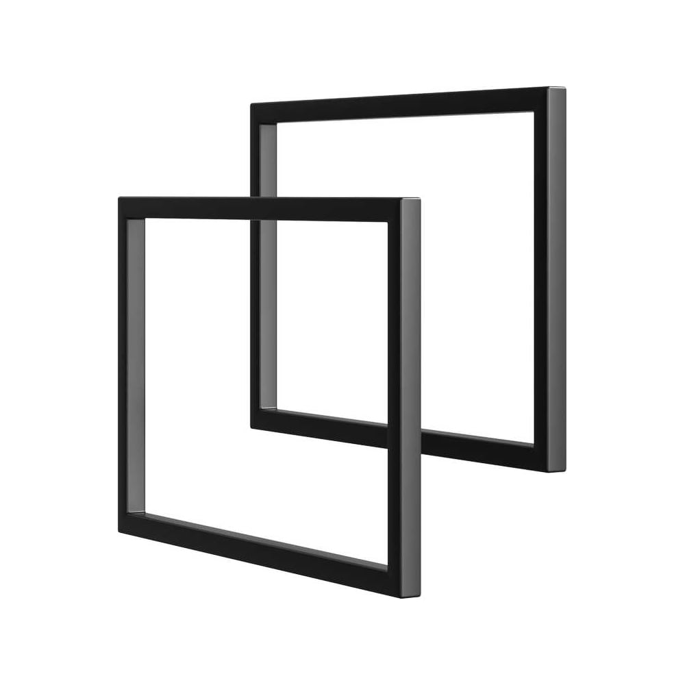 Изображение товара Комплект ножек AQWELLA Fargo 382 мм черные алюминиевые 2 шт