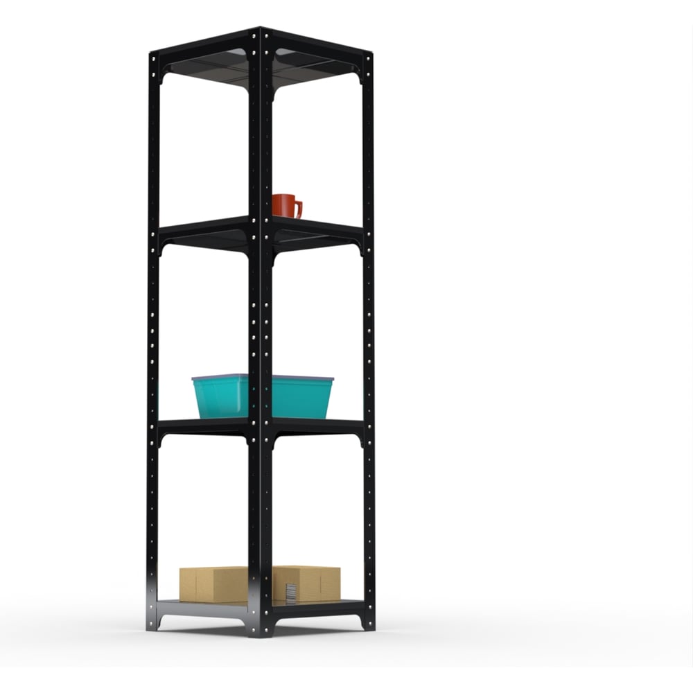 Изображение товара Стеллаж ООО Металекс Kit Comfort 2000х400х400 мм 4 полки сталь