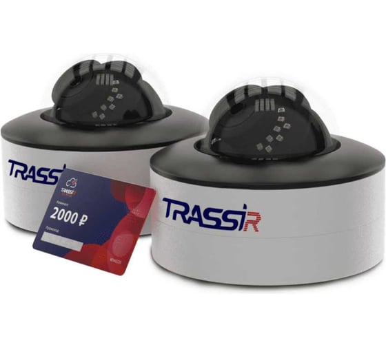 Изображение товара Видеокамера Trassir TR-W2D5 2.8 (Комплект CloudStreet) УТ-00041668