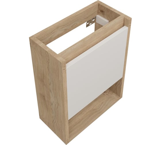 Изображение товара Тумба подвесная для ванной Teymi Nura 37 см, корпус дуб фасад белый T60535 ЦБ-00270634