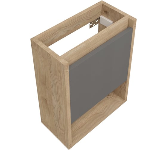 Изображение товара Тумба подвесная для ванной Teymi Nura 37 см, корпус дуб фасад графит T60536 ЦБ-00270635