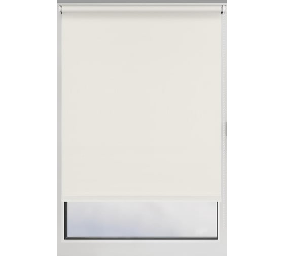 Изображение товара Рулонная штора PRAKTO JUTA 45x160 см белый 97283101