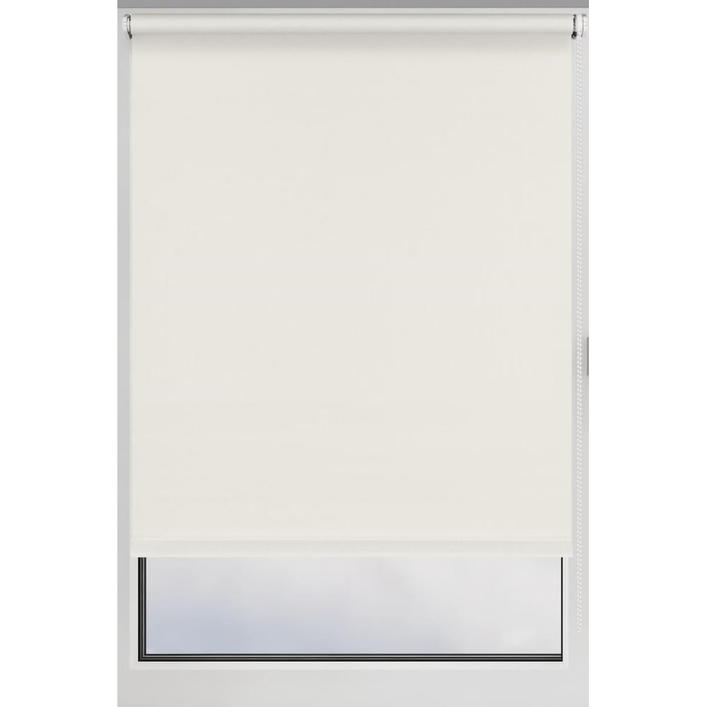 Изображение товара Рулонная штора PRAKTO JUTA 80x160 см белая тканевая современного стиля