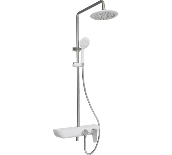 Изображение товара Душевая стойка FIXSEN LINE белая, хром 9200