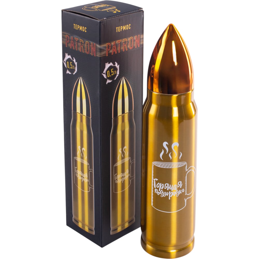 Изображение товара Термос ATTRIBUTE PATRON 0.5л с крышкой с клапаном для сохранения температуры