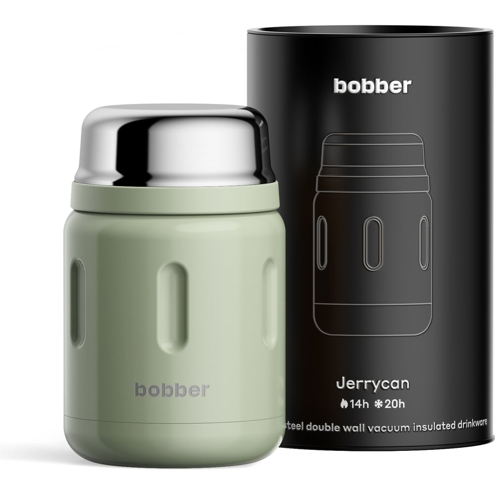 Изображение товара Термос BOBBER Jerrycan-700 Серая матовая серия с крышкой-чашкой
