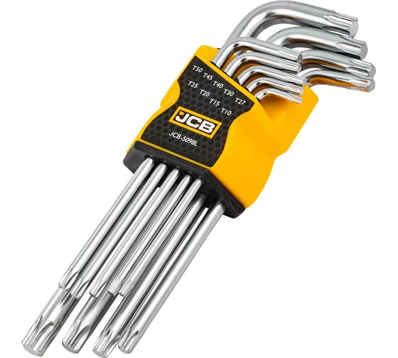 Изображение товара Набор ключей JCB Г-образных 9 предметов JCB-5098L(60963)