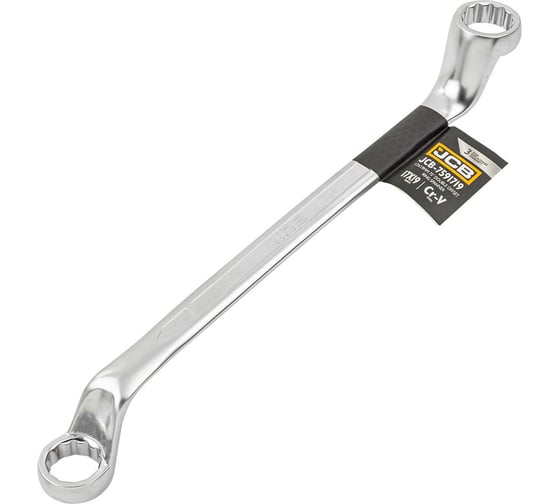 Изображение товара Ключ накидной JCB отогнутый на 75 градусов 17х19 мм JCB-7591719(60103)