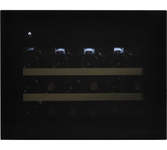 Изображение товара Встраиваемый винный шкаф ZUGEL 28 бутылок ZCWI280B