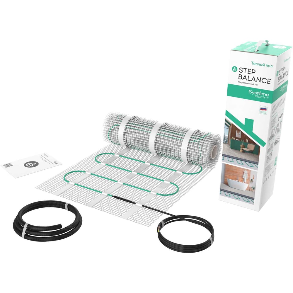 Изображение товара Нагревательный мат Systeme Electric Step Balance 1200 Вт для теплого пола
