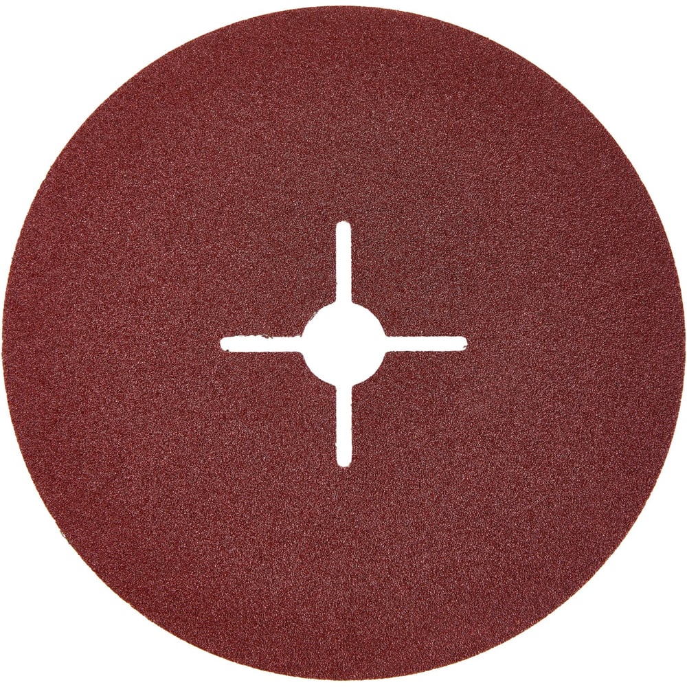 Изображение товара Круг фибровый шлифовальный Elitech P80 125x22мм 5шт - для металла и дерева