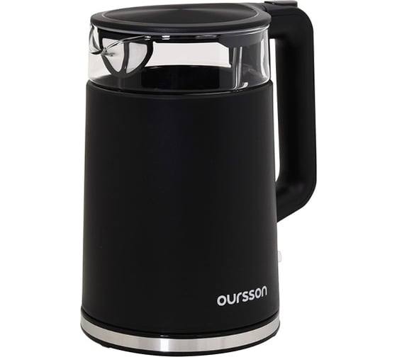 Изображение товара Электрический чайник (Черный) OURSSON KE1732W/BL