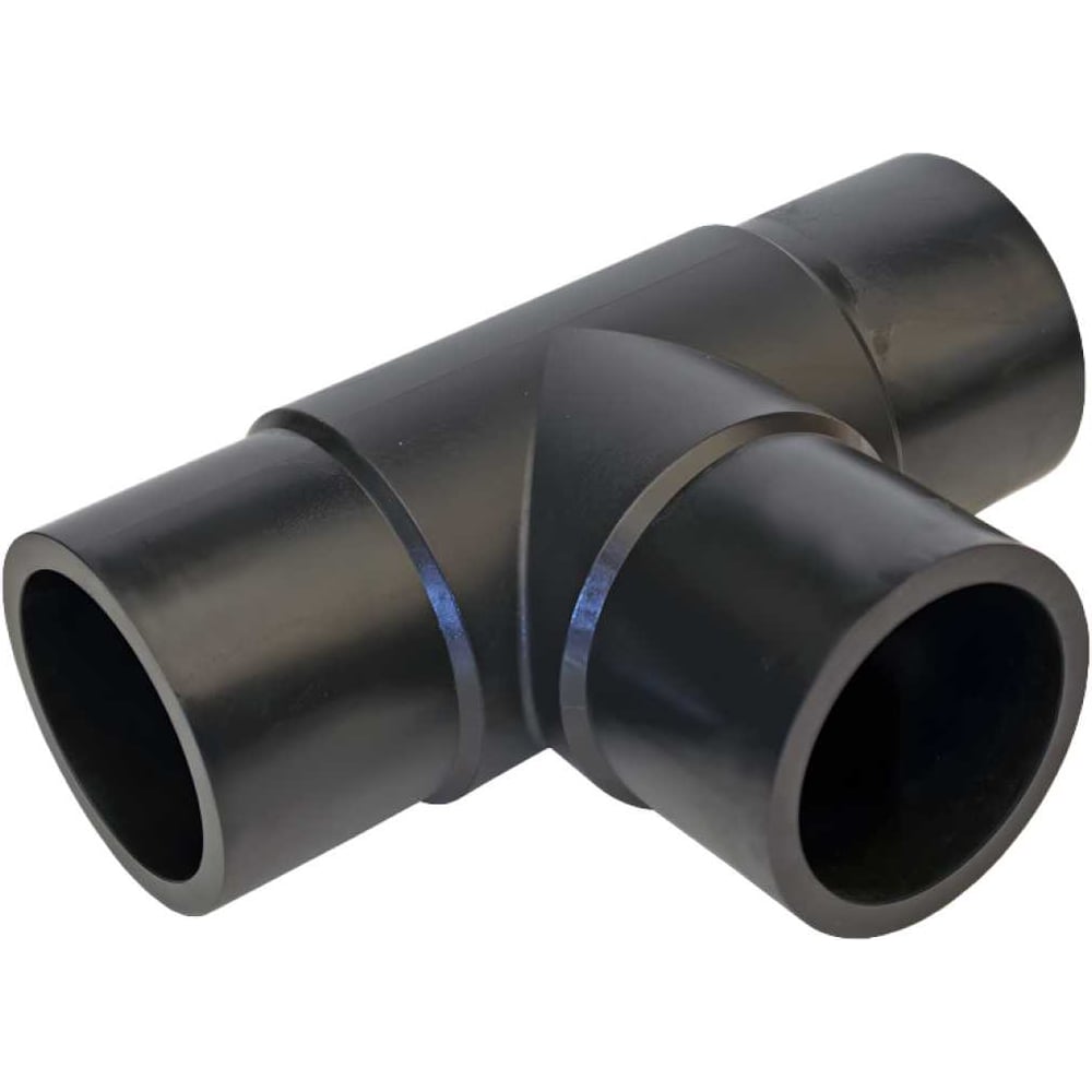 Изображение товара Тройник литой Флексапайп + 225 мм 90 градусов ПНД SDR11 профессиональный
