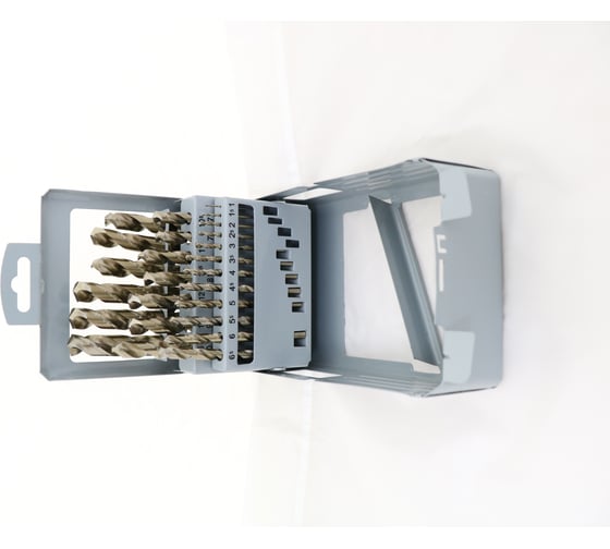 Изображение товара Набор сверл по металлу BTI DIN 338 HSSE Co5 25 шт, 1-13 мм, шаг 0.5 мм BV26 SET025