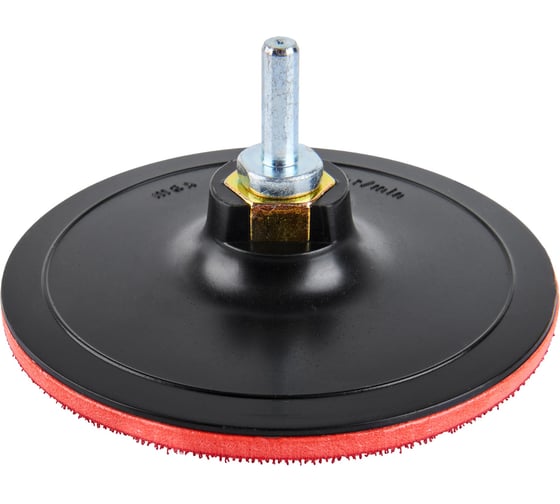 Изображение товара Насадка опорная пластиковая Elitech для УШМ, липучка, 125мм 1820.162200 204963