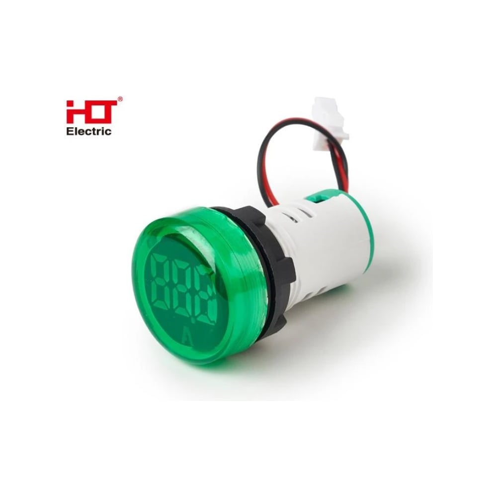 Изображение товара Индикатор тока HLT AD-22 LED зеленый IP54 22 мм встроенный