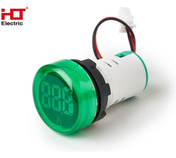 Изображение товара Индикатор тока HLT AD-22 (LED) d22мм зеленый IP54 085-06-257