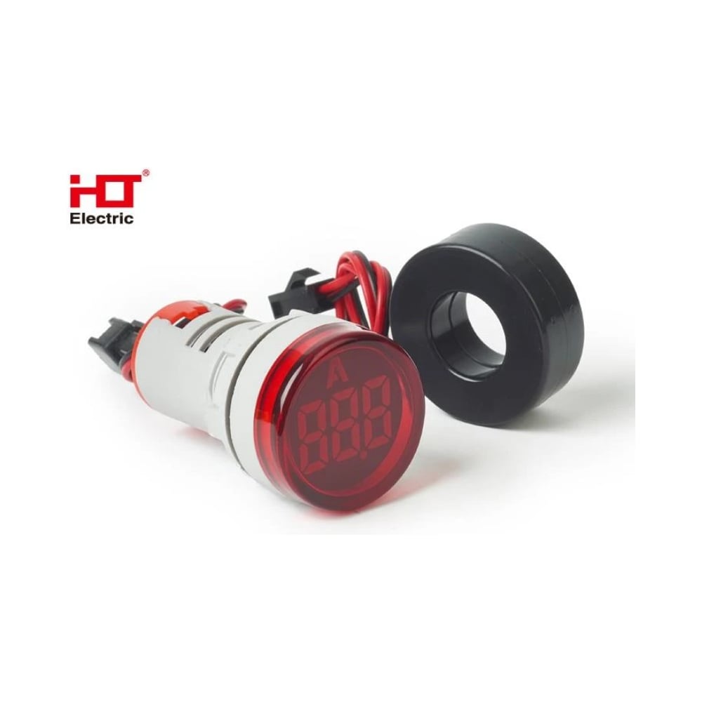 Изображение товара Индикатор тока HLT AD-22 LED 22 мм красный IP54 для электросистем