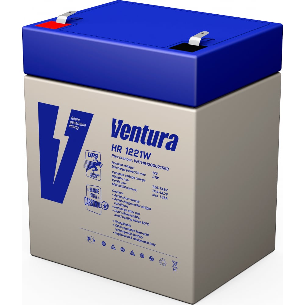Аккумуляторная батарея Ventura HR 1221W - фото 1