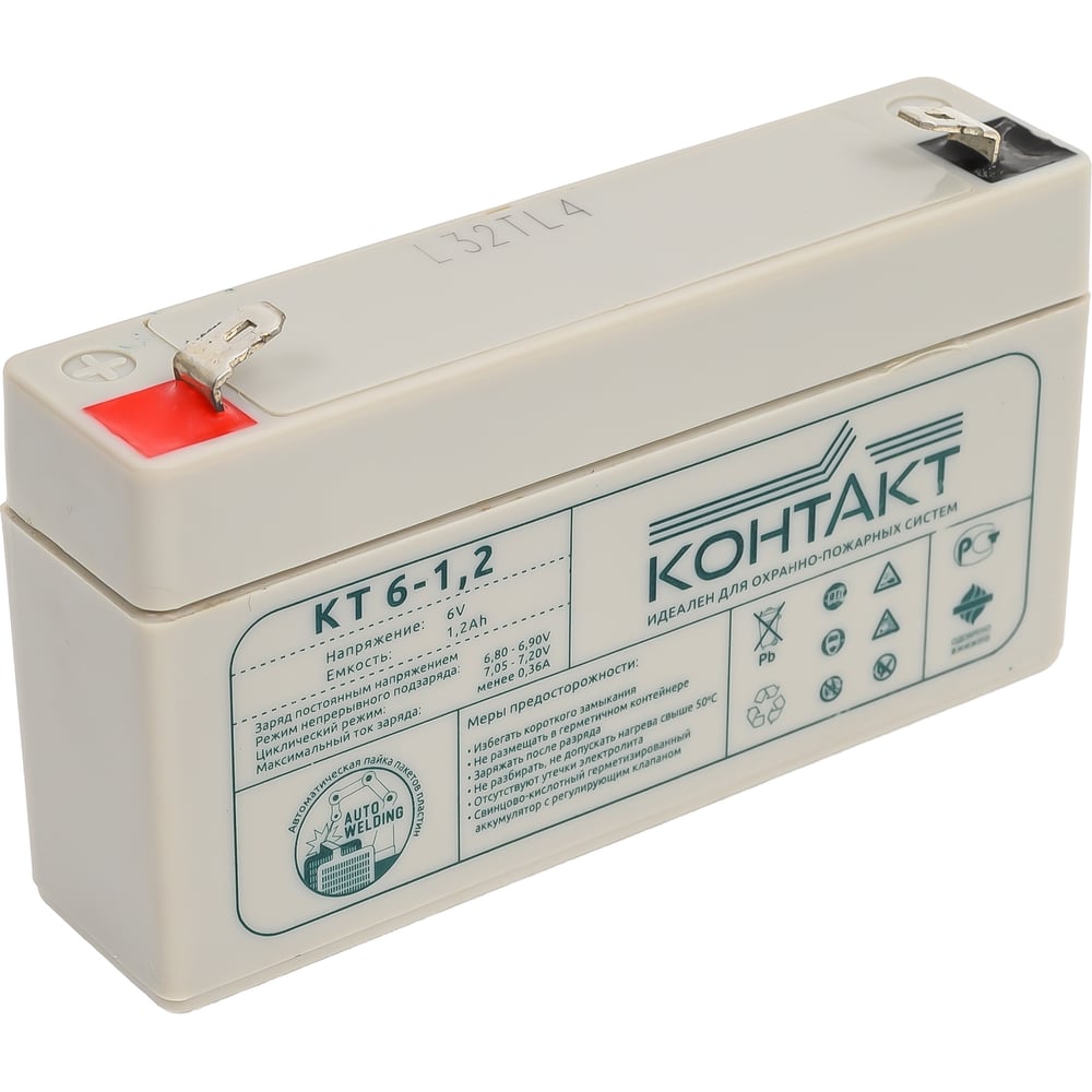 Изображение товара Батарея 6 В КОНТАК KT6-1,2 AGM 1,2 Ач