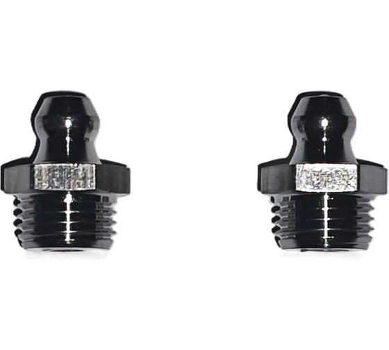 Изображение товара Пресс-масленка MasloSmenka прямая нерж. H1 M10x1, комплект 2 шт., нержавеющая сталь AISI304, Европейский стандарт DIN71412 010703-02