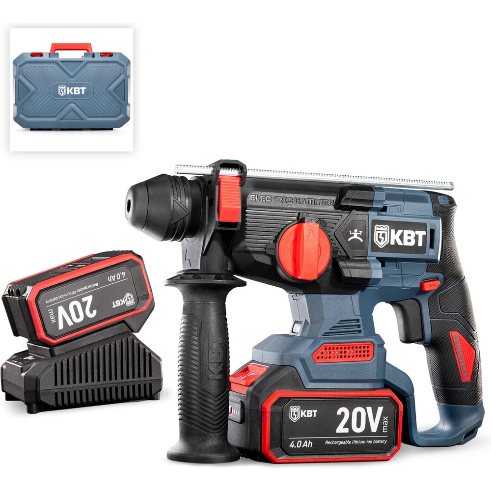 Изображение товара Перфоратор КВТ HB-20-24 серия ПРОФИ с двумя аккумуляторами