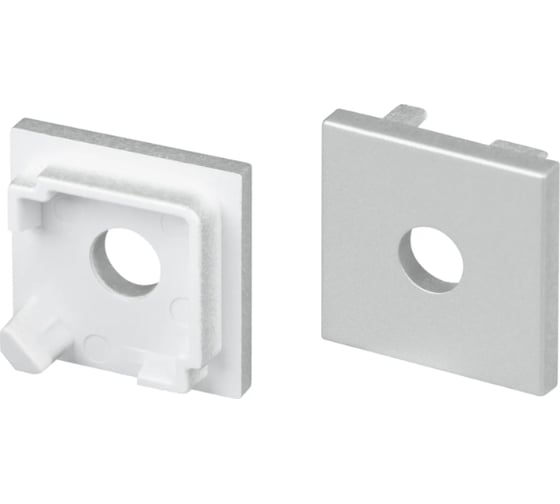 Изображение товара Заглушка Arlight SL-KANT-H16-S10 SQUARE с отверстием 1компл 053567