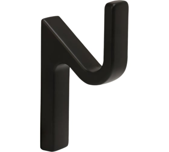 Изображение товара Крючок MF R25, 1-рожковый, черный матовый 11323v